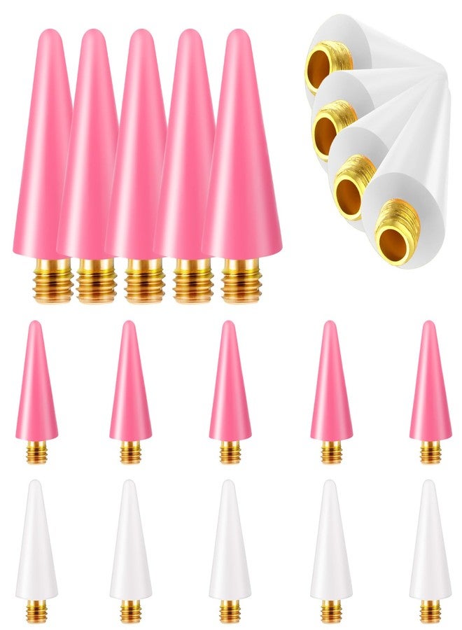 DOPENSPI 18PCS Wax Replacement Head Tips, Nail Rhinestones Picker Replacement Waxs Tips for Rhinestone Tool Rhinestone Picker Head for Nail Dotting(Mix) - Image 1